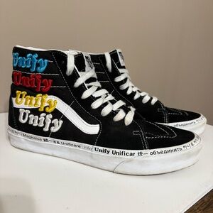 Vans x Kids of Immigrants, SK8 Hi, Radical Positivity Unify Men’s 8.5/Women’s 10